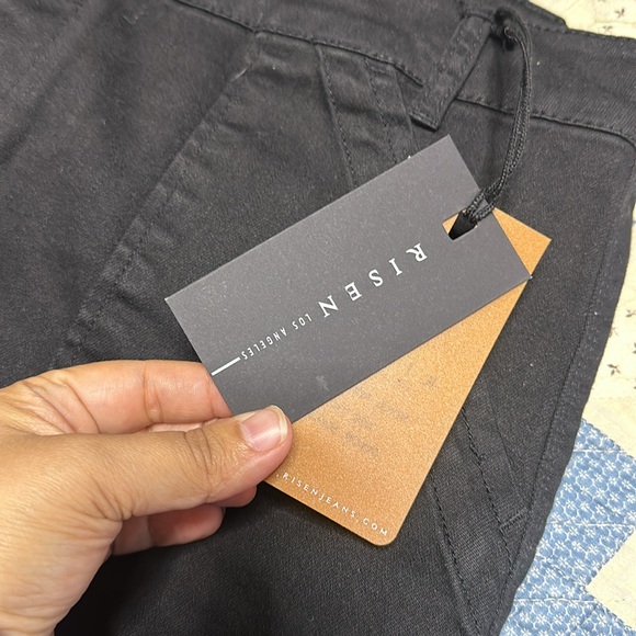 Risen jeans high rise cargo boyfriend pants - Picture 4 of 14